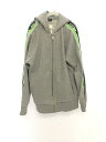 【中古】DIESEL◆パーカー/US12/コットン/GRY/無地【キッズ】