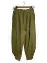 【中古】6(ROKU) BEAUTY & YOUTH UNITED ARROWS◆21SS/RAYON COTTON TUCK PANTS /36/レーヨン/B...