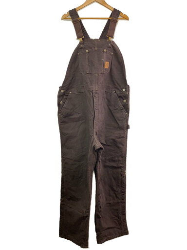 【中古】Carhartt◆オーバーオール/46/コットン/BRW/無地/R27 DKB【メンズウェア】 【中古】Carhartt◆オーバーオール/46/コットン/BRW/無地/R27 DKB【メンズウェア】