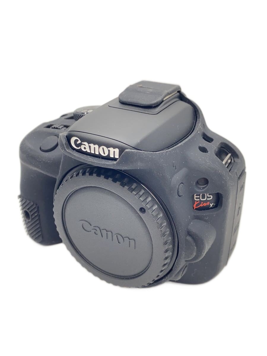 【中古】CANON◆EOS Kiss X7/ダブルズームキット/一眼レフデジタルカメラ【カメラ】