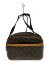 【中古】LOUIS VUITTON◆リポーターPM_モノグラム・キャンバス_BRW/PVC/BRW/総柄【バッグ】