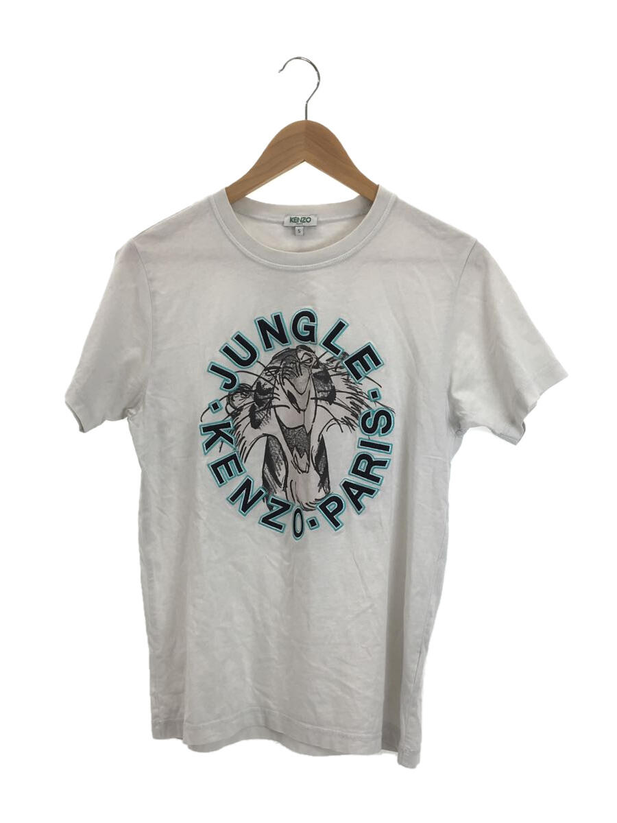 【中古】KENZO◆Tシャツ/S/コットン/WH