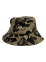 【中古】A BATHING APE◆バケットハット/FREE/コットン/BRW/カモフラ/メンズ/001HTJ302001L【服飾雑貨他】
