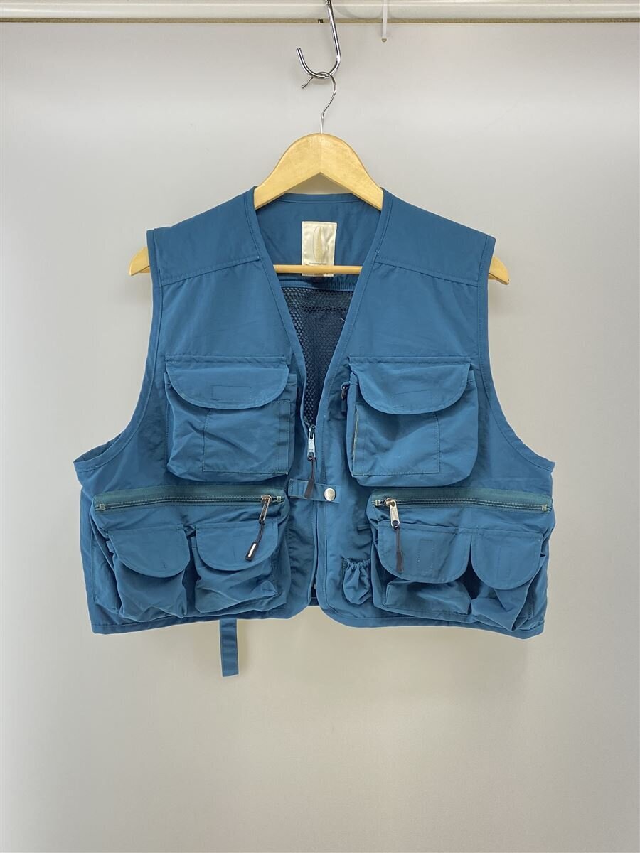 【中古】Foxfire◆ウェアー/L/Fishベスト/ネイビー【スポーツ】