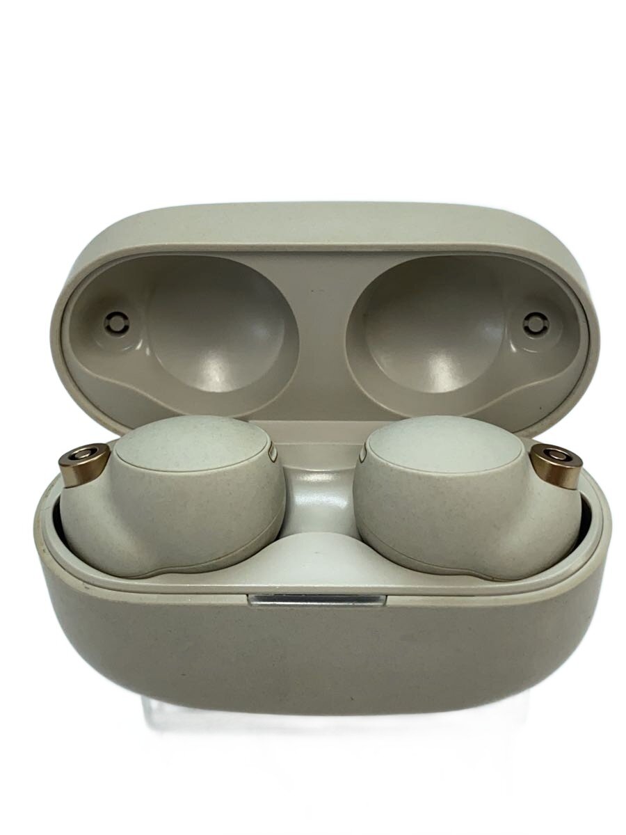 【中古】SONY◆イヤホン・ヘッドホン WF-1000XM4 (S) [プラチナシルバー]【家電・ビジュアル・オーディオ】