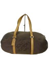 【中古】LOUIS VUITTON◆アタカン_ダミエ・ジェアン_BRW/ナイロン/BRW【バッグ】