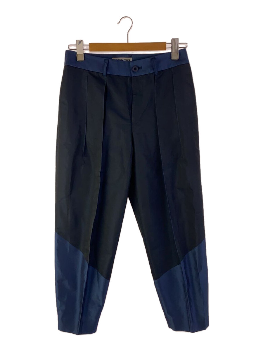【中古】ISSEY MIYAKE◆ボトム/3/ポリエステル/NVY/無地/IM31FF527【レディースウェア】