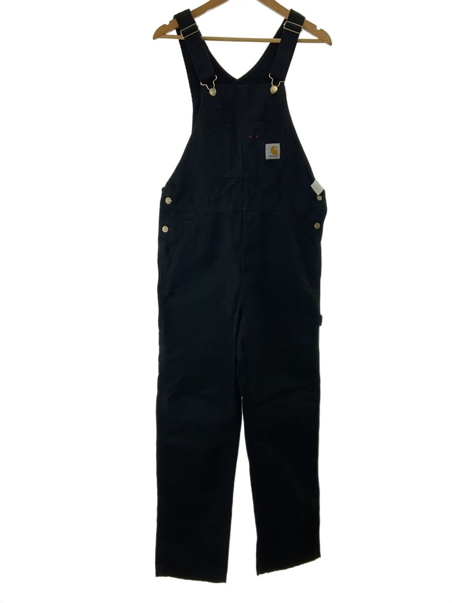【中古】Carhartt◆BIB OVERALL/オーバーオール/30/コットン/BLK//【メンズウェア】