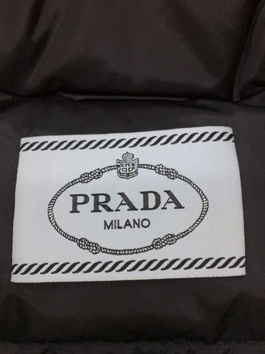 【中古】PRADA◆ロングダウンジャケット/29Y540 S 132/42/ナイロン/NVY/無地【レディースウェア】