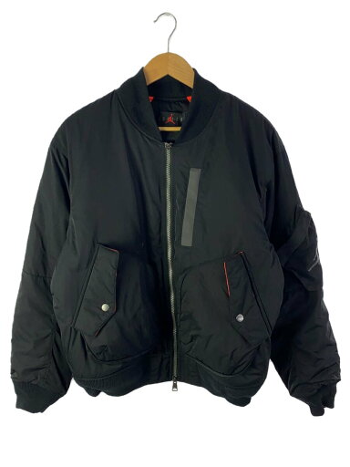 【中古】NIKE◆フライトジャケット/L/ポリエステル/BLK/無地/CK6669-010【メンズウェア】 【中古】NIKE◆フライトジャケット/L/ポリエステル/BLK/無地/CK6669-010【メンズウェア】