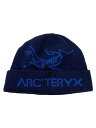 【中古】ARC’TERYX◆ニットキャップ/FREE/コットン/NVY/総柄/メンズ【服飾雑貨他】