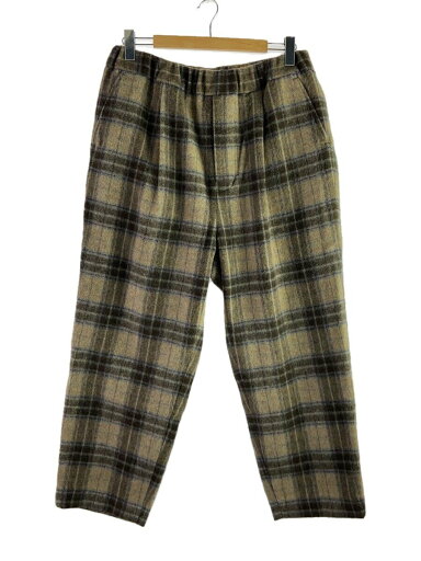 【中古】IS-NESS◆WOOL CPO PANTS/ボトム/L/ウール/BRW/チェック/1005AWPT06W【メンズウェア】 【中古】IS-NESS◆WOOL CPO PANTS/ボトム/L/ウール/BRW/チェック/1005AWPT06W【メンズウェア】