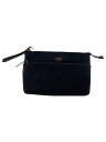 【中古】kate spade new york◆マザーズポーチ/クラッチバッグ/ナイロン/BLK【バッグ】
