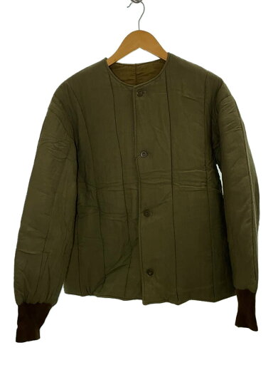 【中古】CZECH MILITARY◆M-60 ライナー/60s-/チェコ軍/ノーカラー/ジャケット/カーキ/【メンズウェア】 【中古】CZECH MILITARY◆M-60 ライナー/60s-/チェコ軍/ノーカラー/ジャケット/カーキ/【メンズウェア】