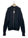 【中古】crepuscule◆カーディガン(厚手)/2/コットン/NVY/1903-011【メンズウェア】