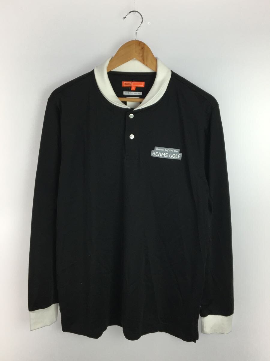 【中古】BEAMS GOLF◆ビームスゴルフ/ポロシャツ/XL/コットン/BLK/82-12-0057-444 21F-OMO010【メンズウェア】