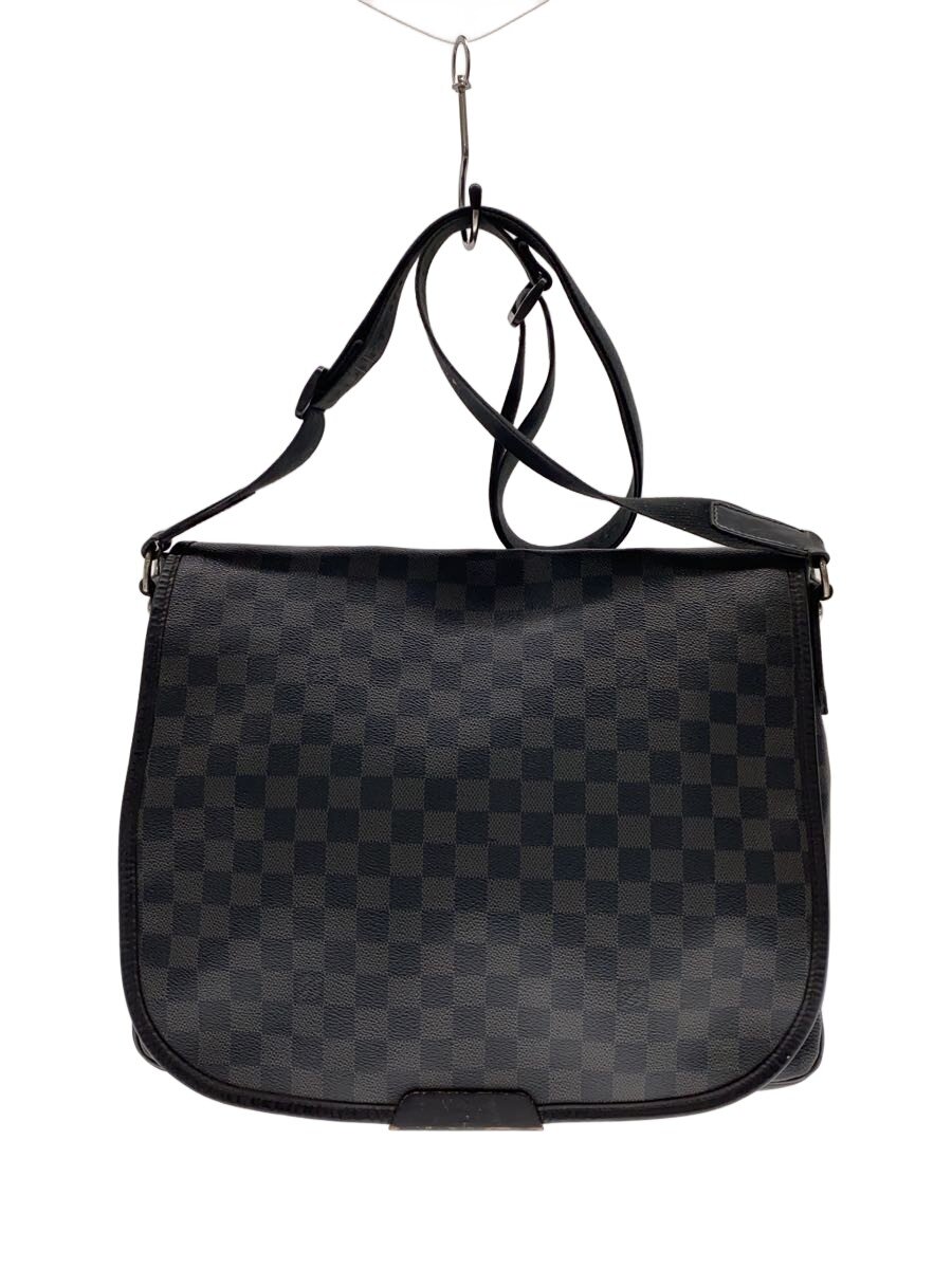 【中古】LOUIS VUITTON◆ダニエルMM_ダミエ グラフィット/PVC/BLK【バッグ】