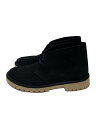 【中古】Clarks◆チャッカブーツ/US8/BLK/13292【シューズ】