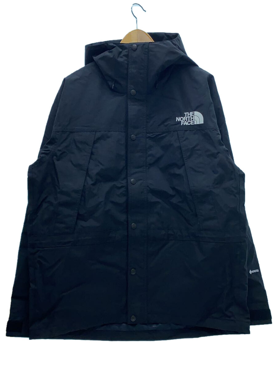 【中古】THE NORTH FACE◆Mountain Light Jacket/L/ナイロン/BLK/無地/NP62450/GORE-TEX【メンズウェア】