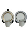 【中古】Noritake◆カップ&ソーサー/4点セット/WHT【キッチン用品】