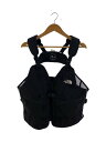 【中古】THE NORTH FACE◆GEAR MESH VEST_ギアメッシュベスト/M/ナイロン/BLK【メンズウェア】
