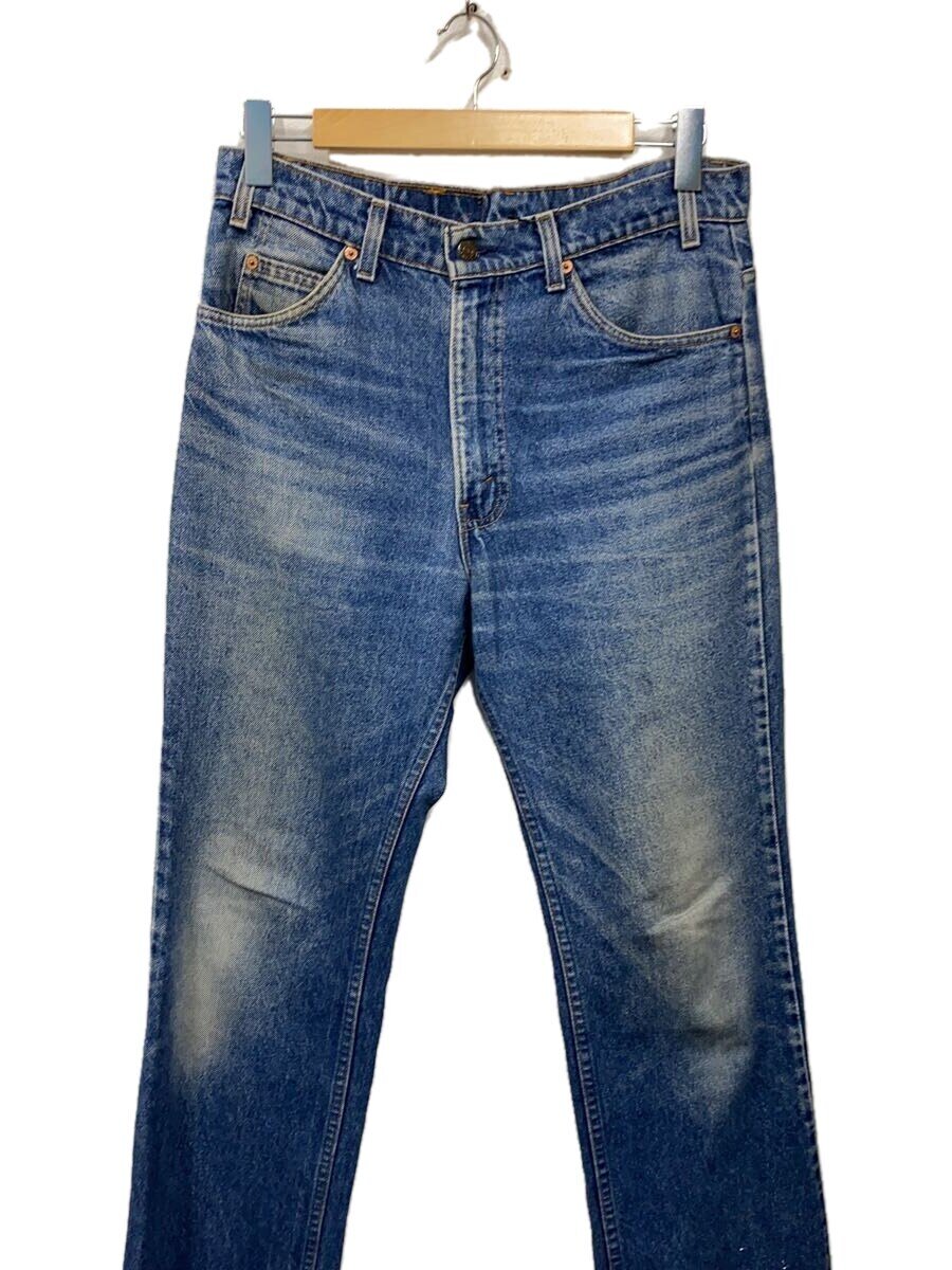【中古】Levi’s◆ブーツカットパンツ/34/デニム/NVY/無地【メンズウェア】