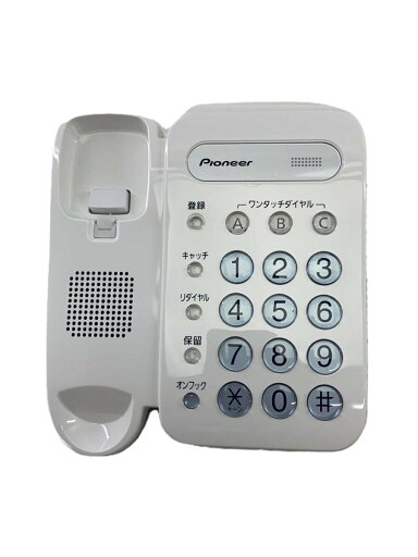 【中古】Pioneer◆電話機/TF-12-W【家電・ビジュアル・オーディオ】 【中古】Pioneer◆電話機/TF-12-W【家電・ビジュアル・オーディオ】