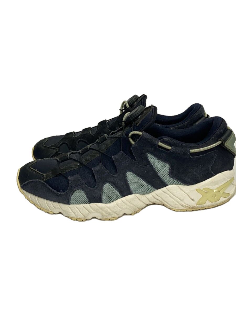 【中古】ASICS◆ローカットスニーカー/28cm/NVY/スウェード/HQ709【シューズ】