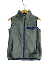 【中古】patagonia◆フリースベスト/XS/ポリエステル/GRY/無地/25495SP16【メンズウェア】|詳細画像