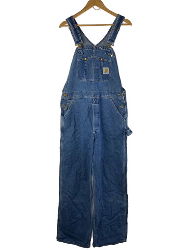【中古】Carhartt◆80s~/オーバーオール/34/デニム/IDG/無地/星タグ/ユニオンチケット【メンズウェア】 【中古】Carhartt◆80s~/オーバーオール/34/デニム/IDG/無地/星タグ/ユニオンチケット【メンズウェア】