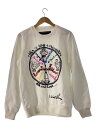 【中古】CASTELBAJAC◆スウェット/48/コットン/WHT/21470-130【メンズウェア】(4)