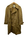 【中古】Aquascutum◆トレンチコート/aqua5/ライナー付き/色褪せあり/ウール/CML【メンズウェア】
