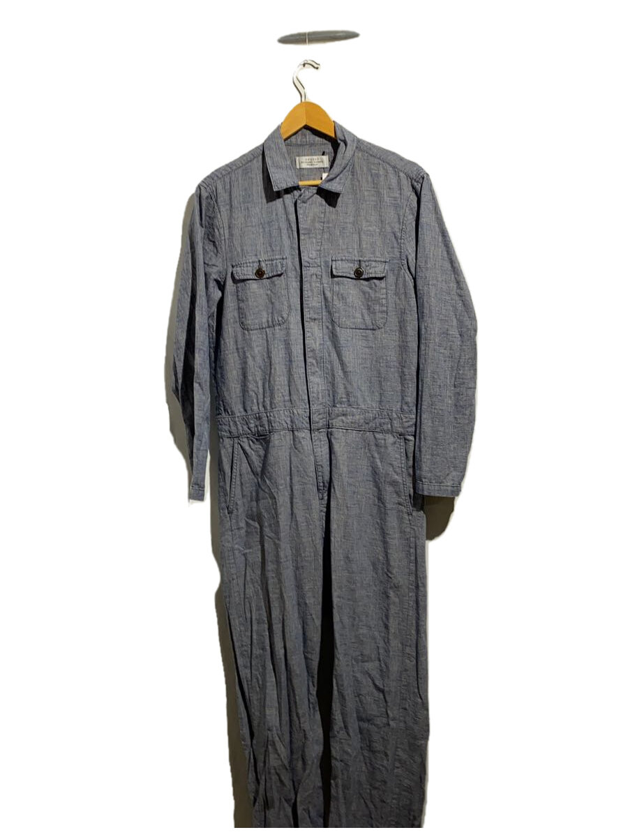 【中古】UNUSED◆カバーオール/--/コットン/NVY/無地【メンズウェア】
