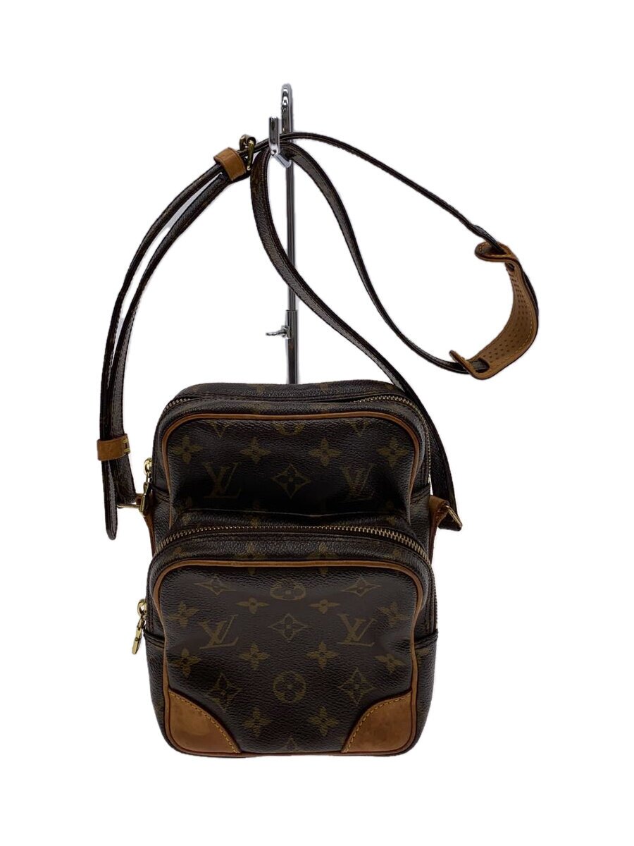【中古】LOUIS VUITTON◆ルイヴィトン/M45236/アマゾン_モノグラム・キャンバス/ブラウン/型崩れ/汚れ有【バッグ】