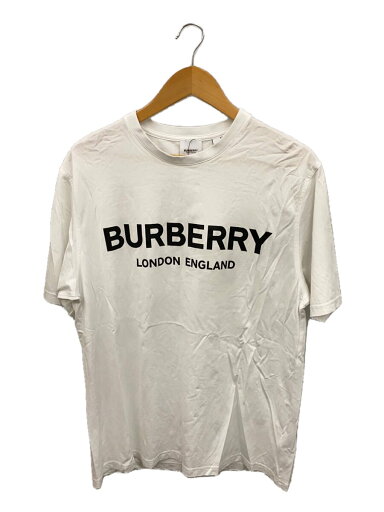 【中古】BURBERRY◆Tシャツ/M/コットン/WHT/プリント/8026017//【メンズウェア】 【中古】BURBERRY◆Tシャツ/M/コットン/WHT/プリント/8026017//【メンズウェア】