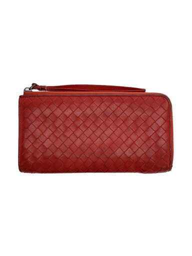 【中古】BOTTEGA VENETA◆長財布/レザー/RED/無地/レディース/B05048382Y【服飾雑貨他】 【中古】BOTTEGA VENETA◆長財布/レザー/RED/無地/レディース/B05048382Y【服飾雑貨他】