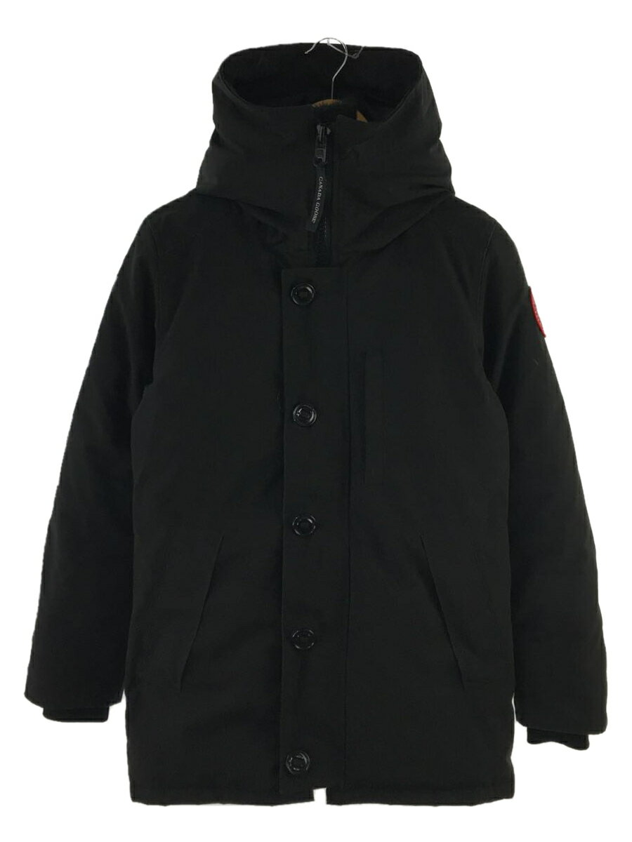 【中古】CANADA GOOSE◆JASPER PARKA/ダウンジャケット/XS/ナイロン/BLK/無地/3438JM R【メンズウェア】