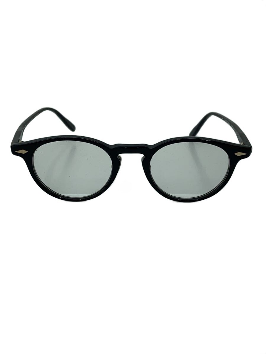 NOCHINO OPTICAL◆メガネ/ウェリントン/ウッド/BLK/CLR/メンズ/46/21/144//