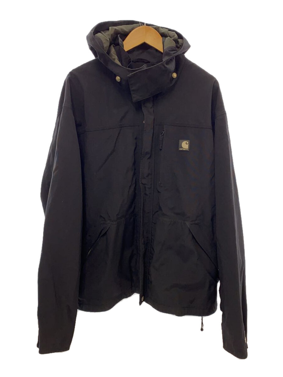 【中古】Carhartt◆ナイロンジャケット/--/ナイロン/BLK/無地/J162 BLK【メンズウェア】