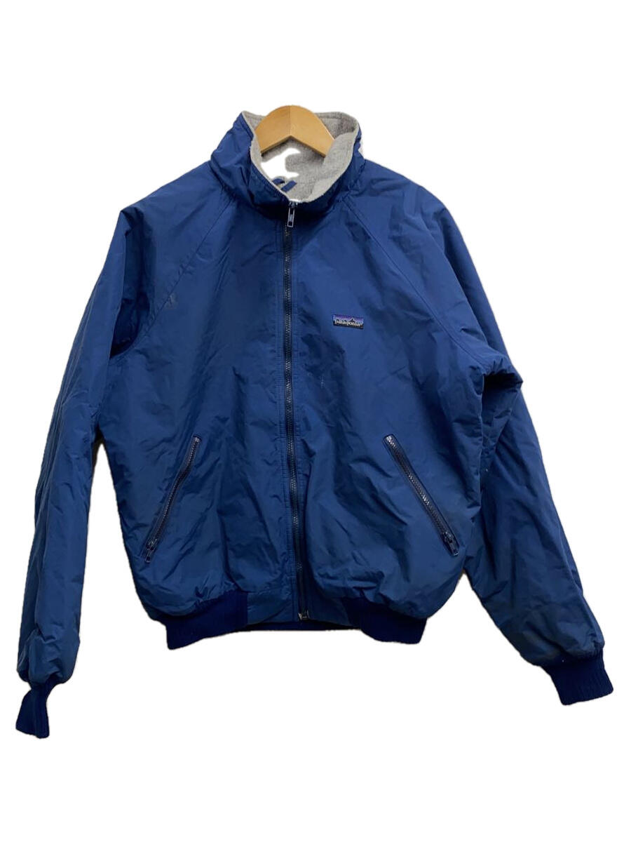 【中古】patagonia◆80s/シェルドシンチラ/ジャケット/L/ナイロン/NVY/無地【メンズウェア】