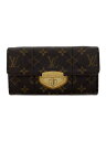 【中古】LOUIS VUITTON◆ポルト・フォイユ・サラ_モノグラム・エトワール_BRW/PVC/BRW/総柄/レディース【服飾雑貨他】(4)