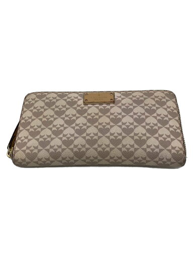 【中古】kate spade new york◆長財布/PVC/BEG/総柄/レディース/WLRU4957【服飾雑貨他】 【中古】kate spade new york◆長財布/PVC/BEG/総柄/レディース/WLRU4957【服飾雑貨他】