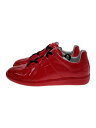 【中古】Maison Margiela◆S58WS0109 P4487/ジャーマントレーナー/ローカットスニーカー/パテント/36/RED/レザー【シューズ】(4)