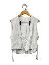 【中古】French Vintage/1910-20s頃/アンティーク/ジレベスト/--/コットン/WHT【メンズウェア】