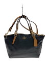 【中古】COACH◆ハンドバッグ/レザー/ブラック/F38986/コーチ【バッグ】