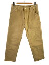 【中古】Carhartt◆ストレートパンツ/30/コットン/BRW/1029196.07e.wf.32【メンズウェア】