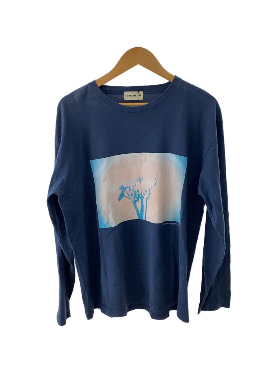 FORSOMEONE◆長袖Tシャツ/--/--/NVY//