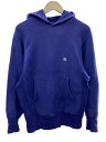 【中古】Champion◆90s/RW/MADE IN USA/目付き/プルオーバーパーカー/M/コットン/パープル【メンズウェア】(4)