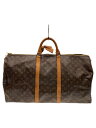 【中古】LOUIS VUITTON◆キーポル60_モノグラム・キャンバス_BRW/PVC/BRW/総柄【バッグ】
