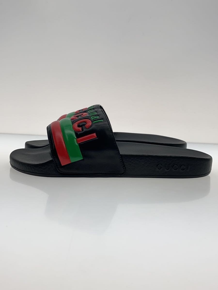 【中古】GUCCI◆サンダル/--/BLK【シューズ】